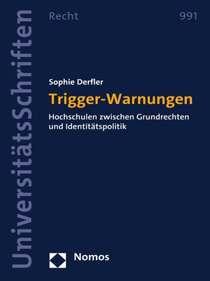 cover image of Trigger-Warnungen